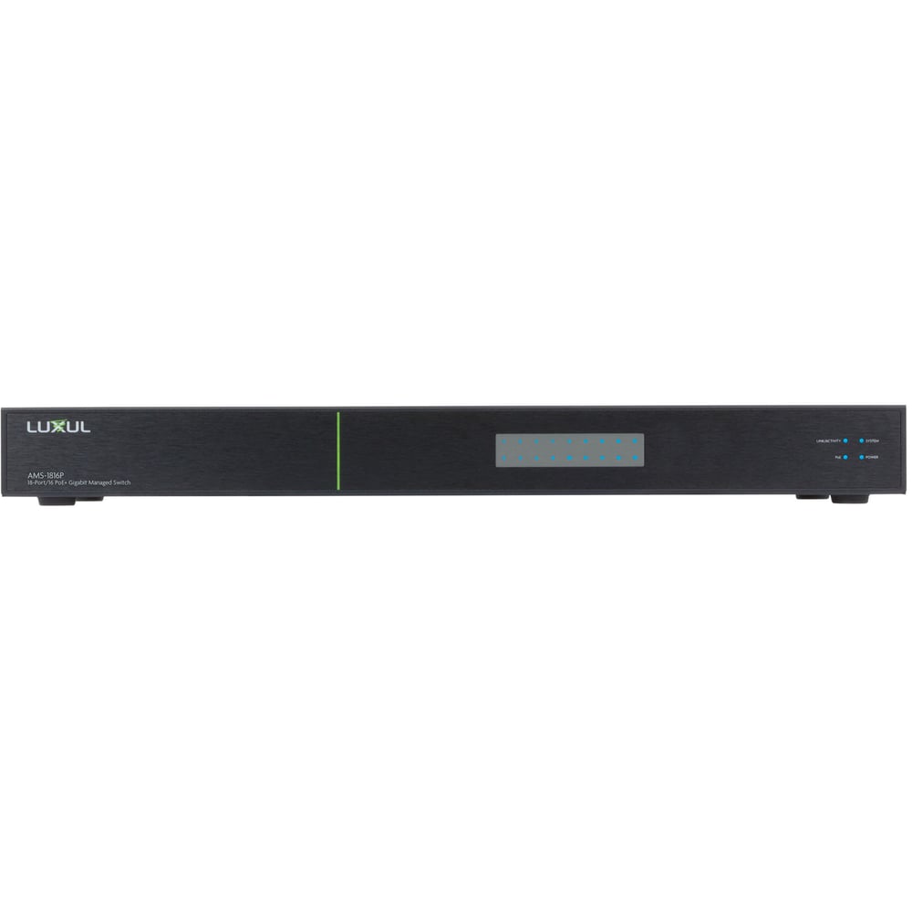 LUXUL AMS-1208P Av Series 12-Pt/8 Poe+ Gbe Mngd Switch
