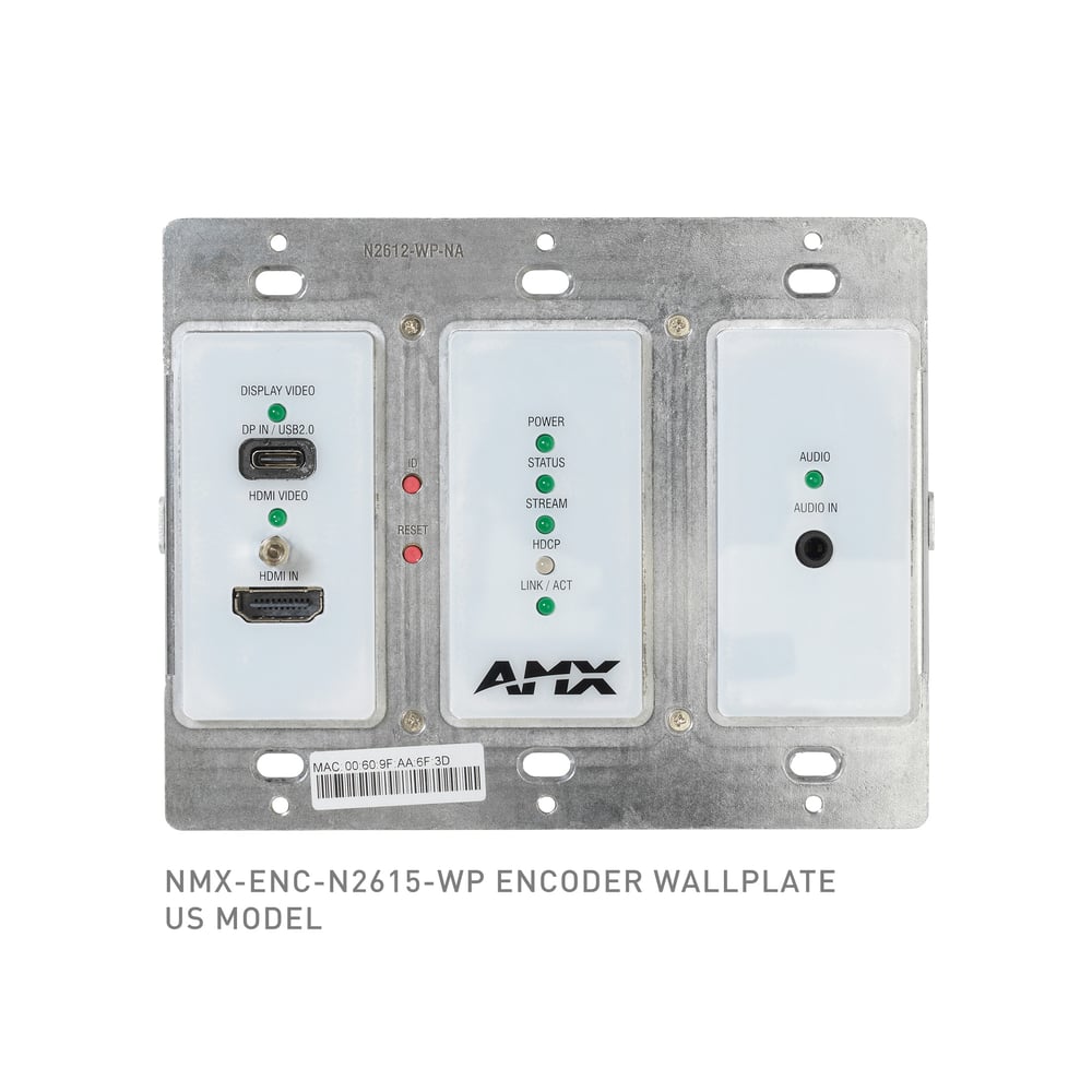 AMX AMX-N26E011 N2600 Encoder Wall Plate