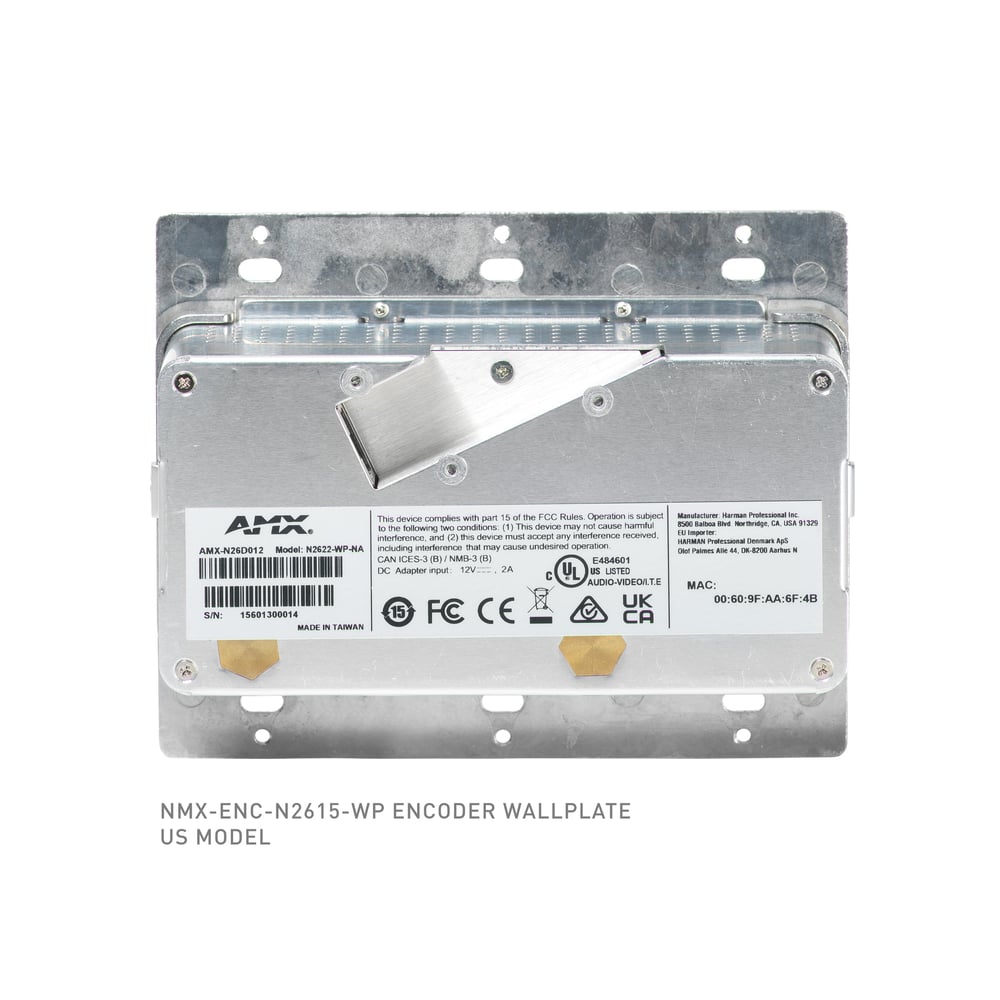 AMX AMX-N26E011 N2600 Encoder Wall Plate