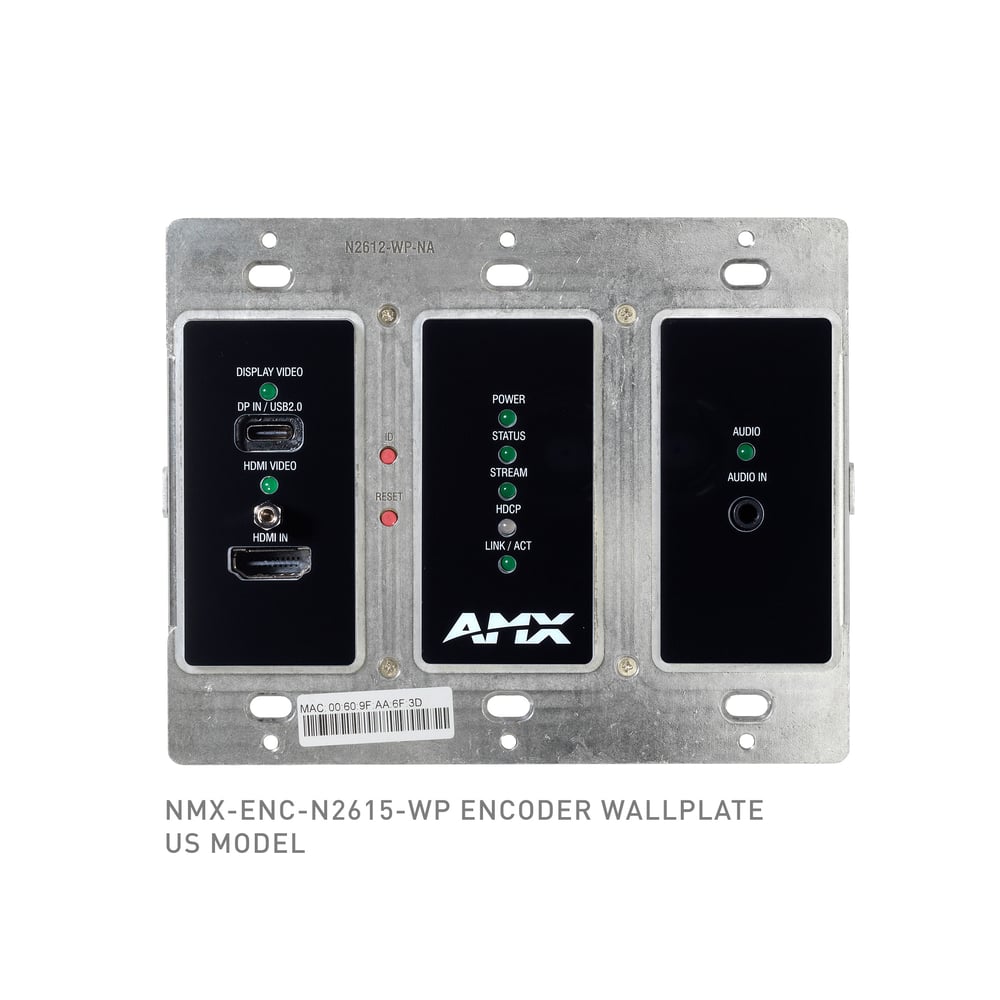 AMX AMX-N26E011 N2600 Encoder Wall Plate