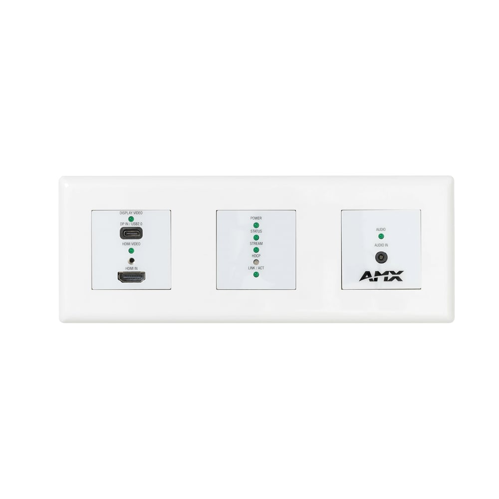 AMX AMX-N26E013 N2615D Encoder Wall Plate W/ Dante, Decora Style