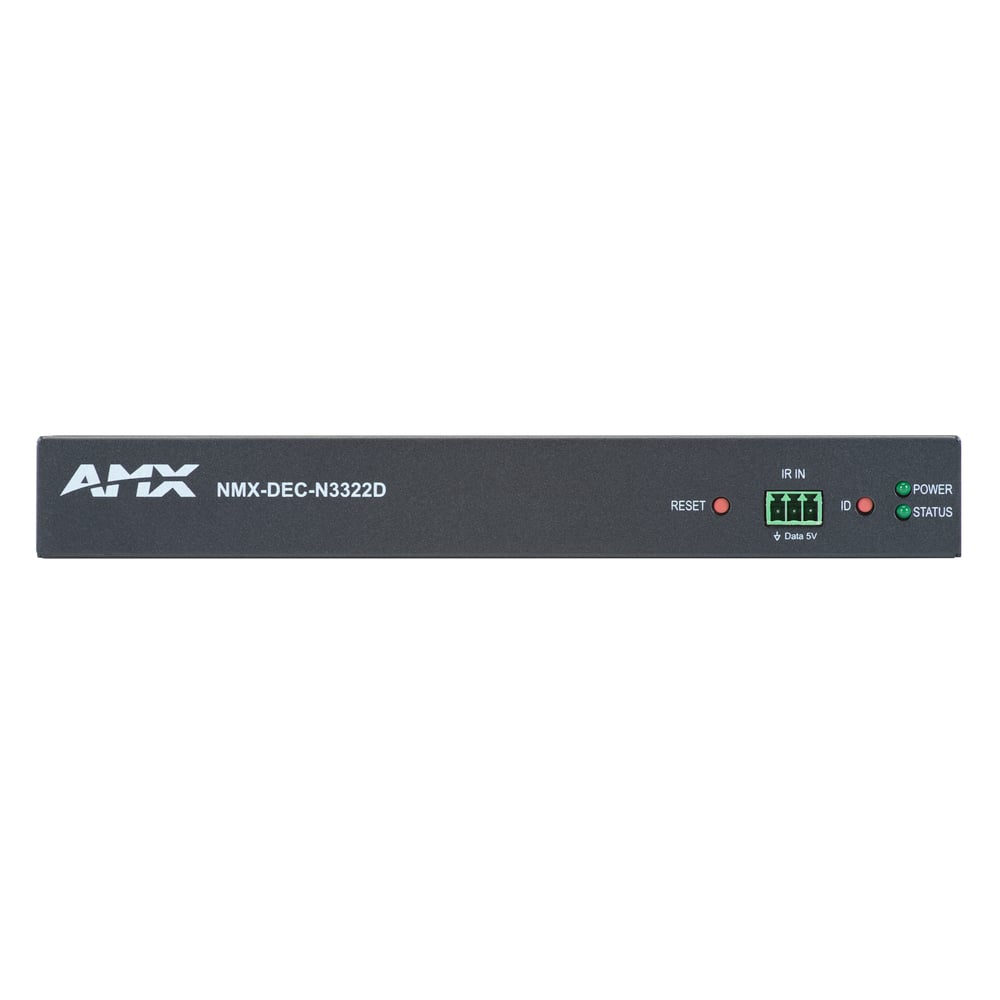 AMX AMX-N33D001 4K60 H.26X/Dante Av-H Decoder