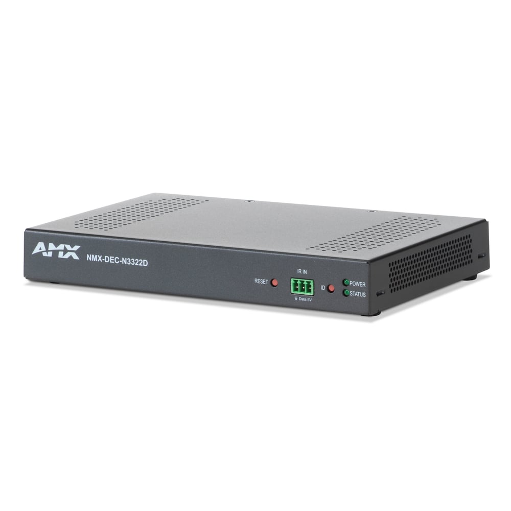 AMX AMX-N33D001 4K60 H.26X/Dante Av-H Decoder
