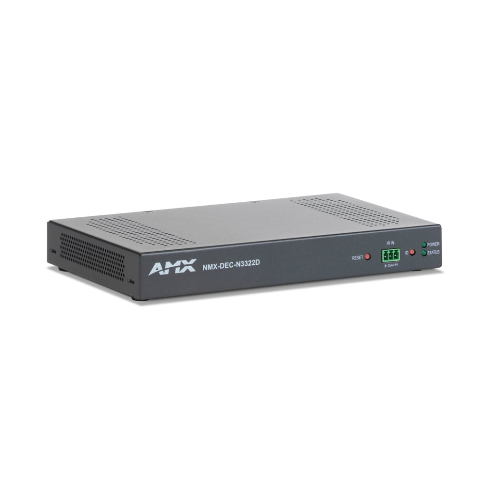 AMX AMX-N33D001 4K60 H.26X/Dante Av-H Decoder