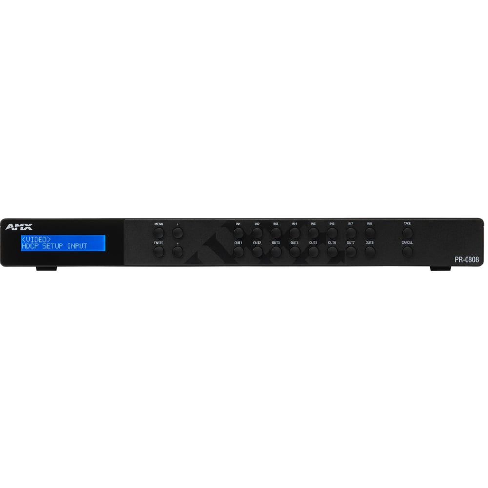 AMX AMX-PR-0808 Precis 8X8 4K60 Hdmi Switcher
