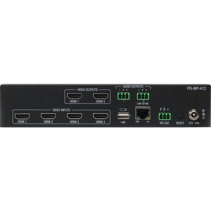 AMX AMX-PR-WP-412 Precis 4X1:2 4K60 Windowing Processor