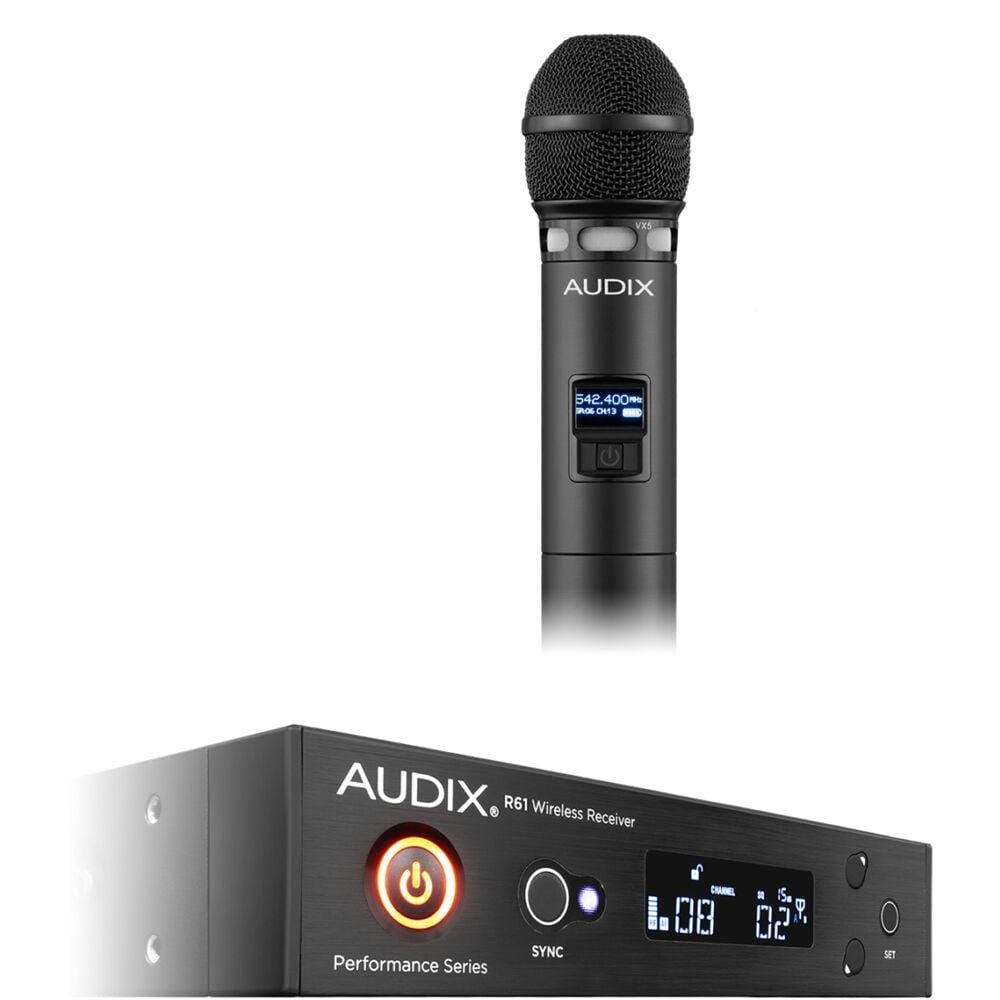 Audix AP61VX5 Wirels, R61, Hh, W/Vx5 Cap 522-586Mhz