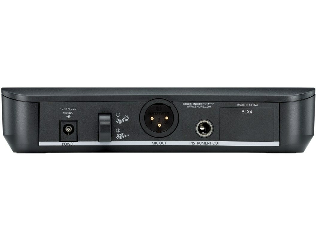 Shure BLX24/PG58 Wireless Vocal System Back