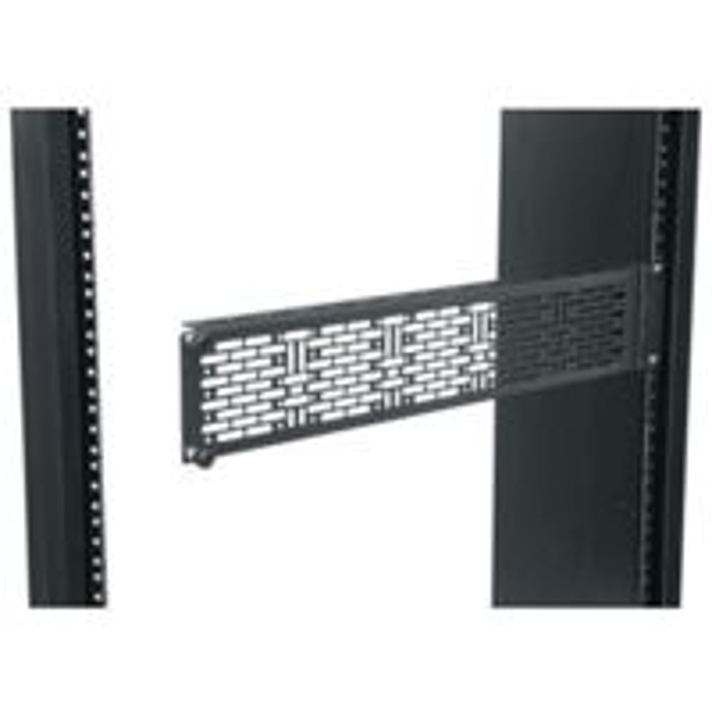 Middle Atlantic APM-2 2Sp(3-1/2")Higned, Accessory Mounting Panel, Blk