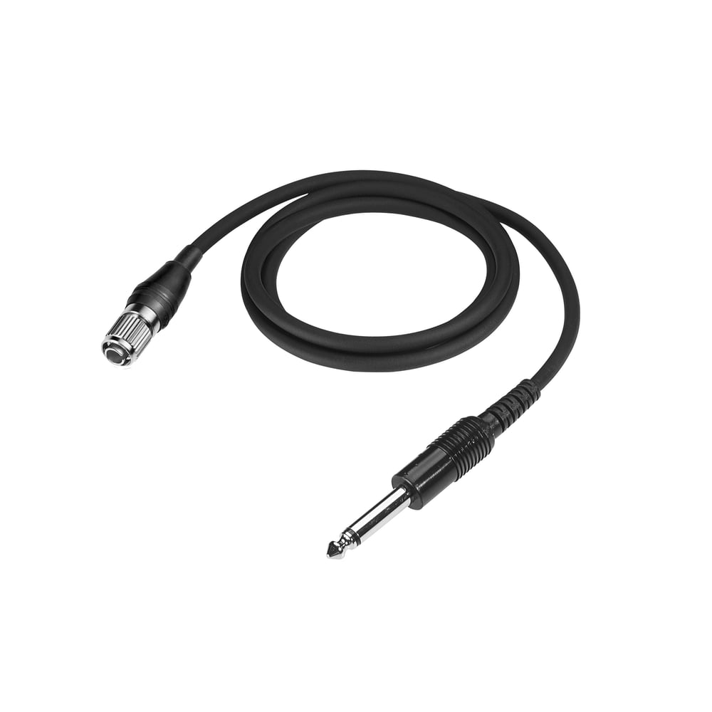 Audio-Technica AT-GCH Hi-Z Instrument With 1/4" Plug, For Ch-St Style Bodyback Transmitters Yle Screw