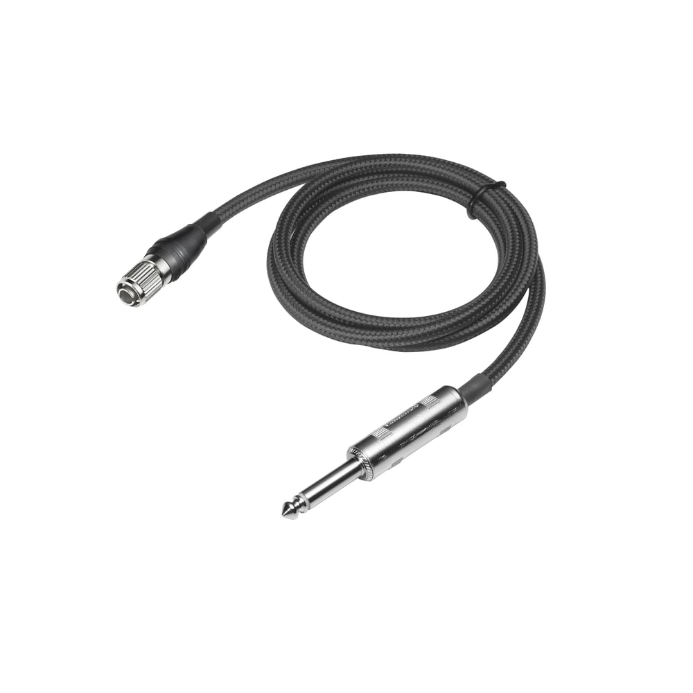 Audio-Technica AT-GCH PRO Pro Hi-Z Instrument Cable With 1/4" Phone Plug For Ch-Style Transmittersed With C