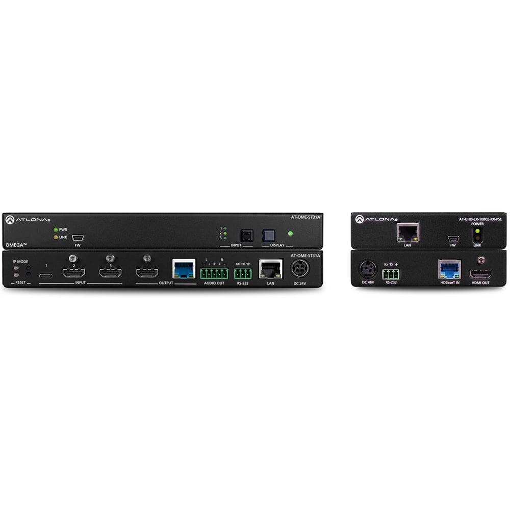 ATLONA AT-OME-ST31A-KIT At-Ome-St31A And At-Uhd-Ex100Ce-Rx-Pse Combo Kit