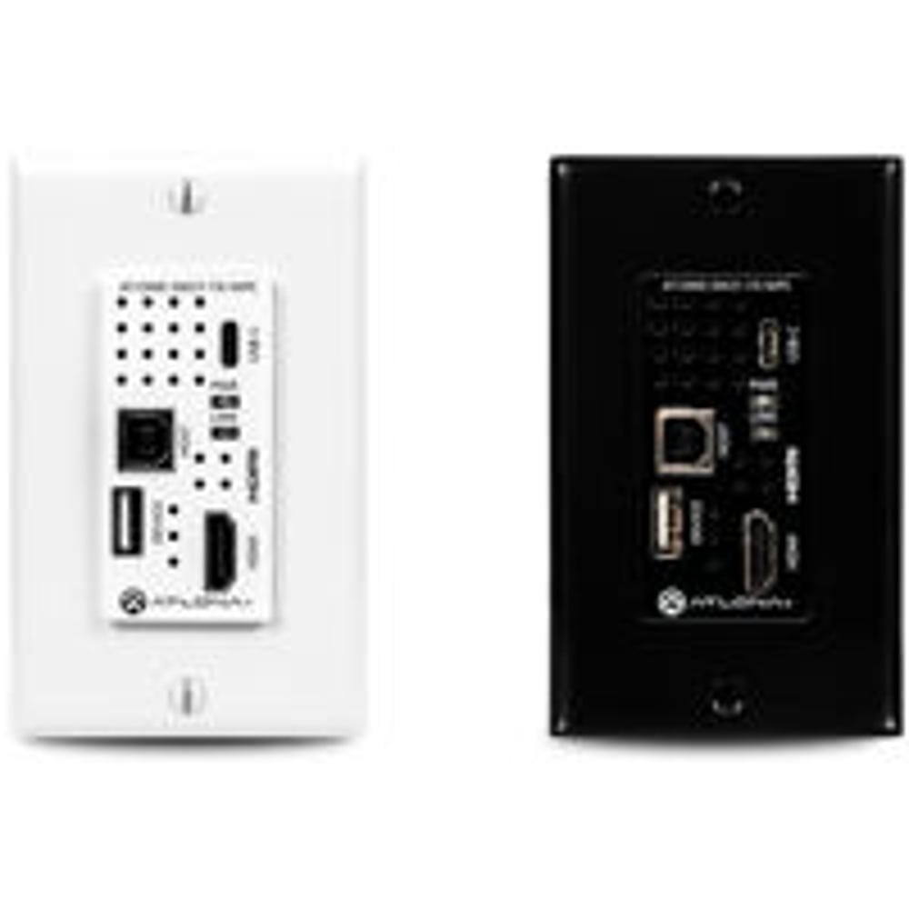 ATLONA AT-OME-SW21-TX-WPC Single Gang Tx Wall Plate With Usb-C And Hdmi Supporting Usb Data
