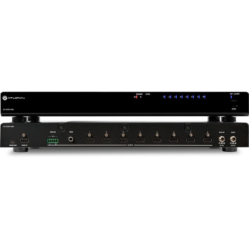 ATLONA AT-RON-448 Ultra High Data Rate 1X 8 Hdmi Distribution Amplifier