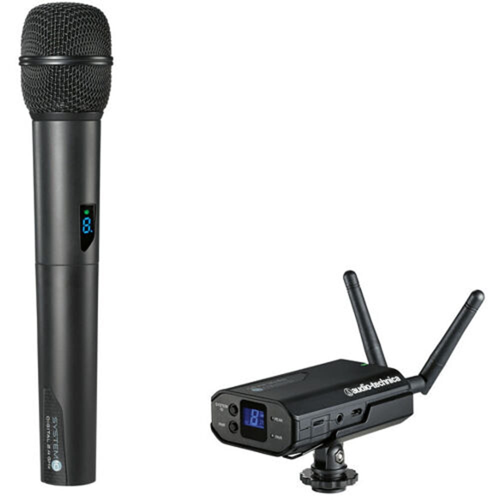 Audio-Technica ATW-1702 System 10 Camera-Mount Digital Wirelesssystem Includes: Atw-R1700 Receiver And At