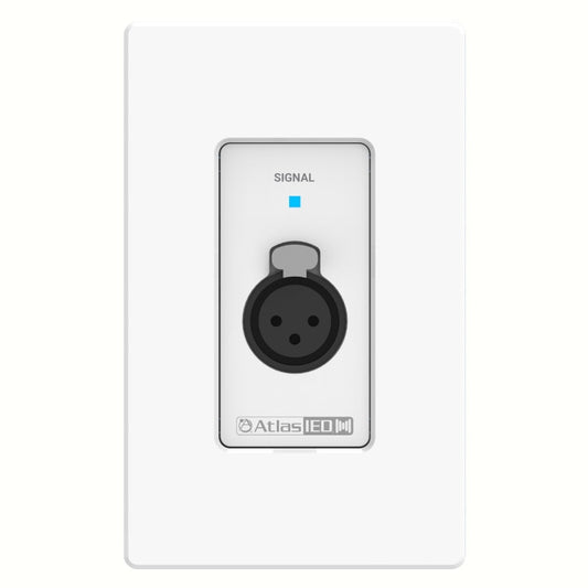 AtlasIED A-XLR ATMOSPHERE Remote XLR Input Wallplate