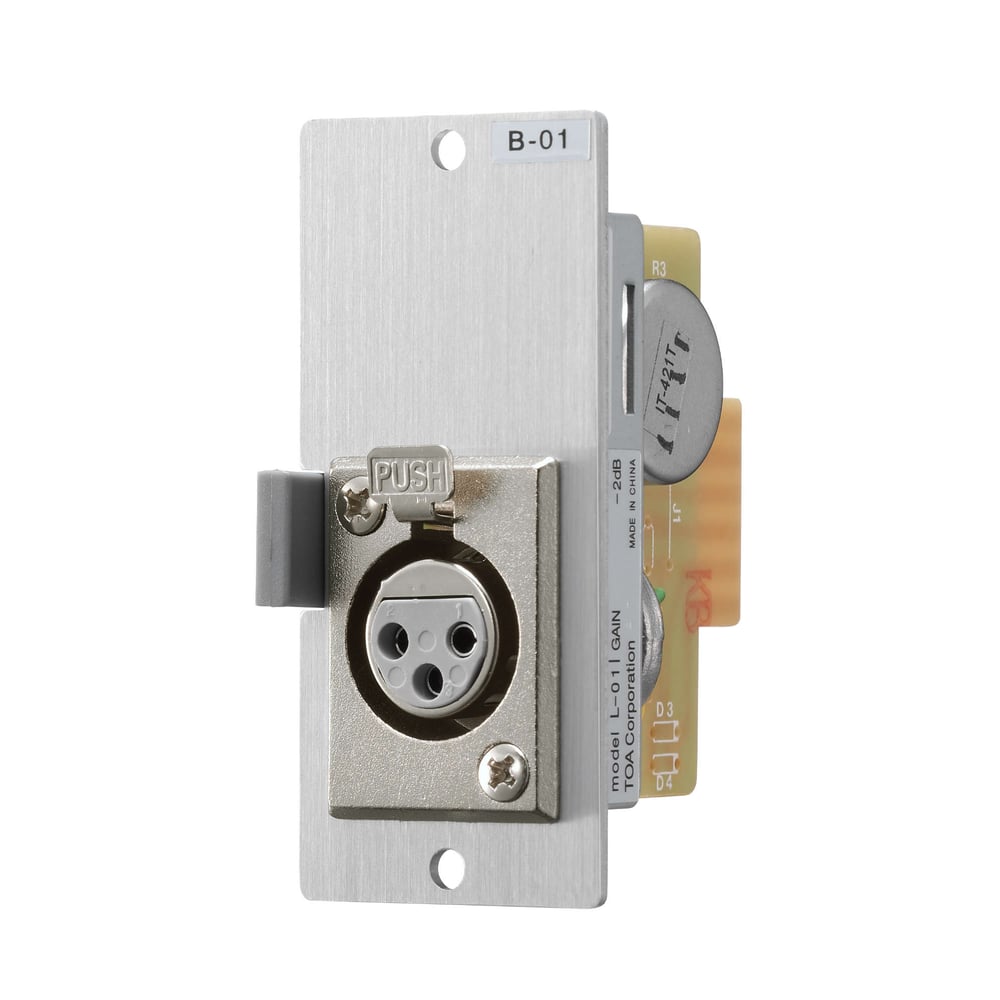TOA B-01F 900 Series Balanced Line Input Module- 10K Transformer
