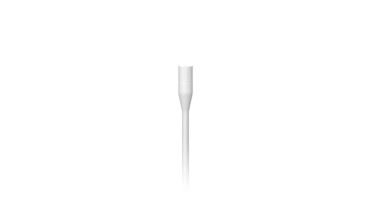 Countryman B6 Omnidirectional Lavalier For Shure | TA4F (AX) (Detachable) | Low Gain | White