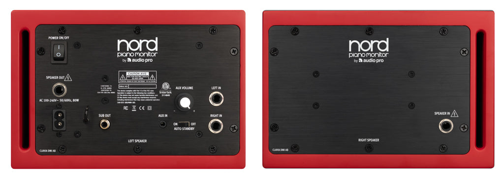 Nord Piano Monitor Speaker System back