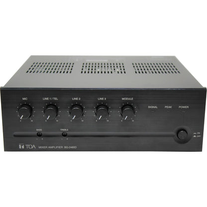 TOA BG-2480D-AM 480W 5-Input Class D Mixer Amplifier 2U