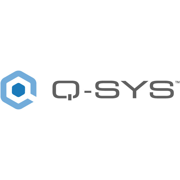 Q-SYS NL-P4-BK PoE Pendant Loudspeaker | Color: Black