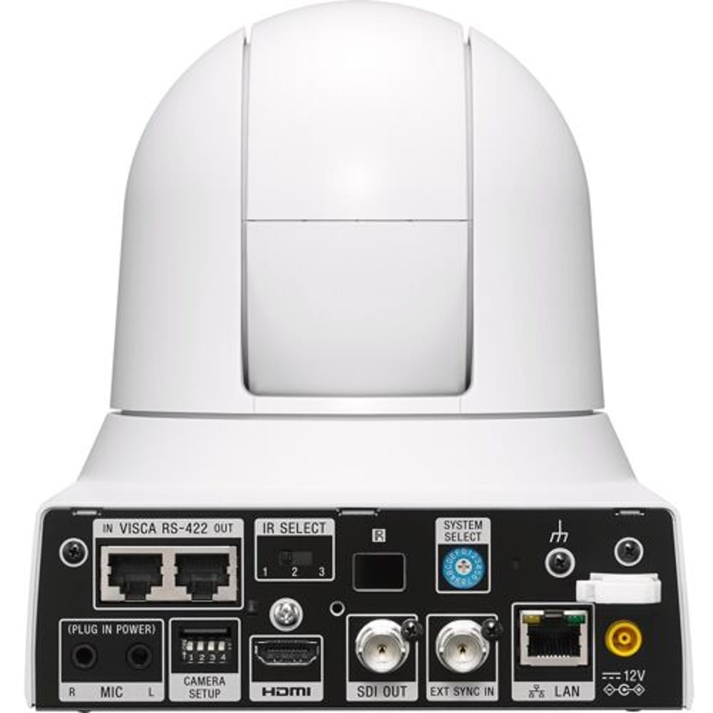 Sony BRCX400/W Ip 4K Broadcast Ptz Cam, 30X Zoom, 3G-Sdi/Hdmi/Ndi, Poe+