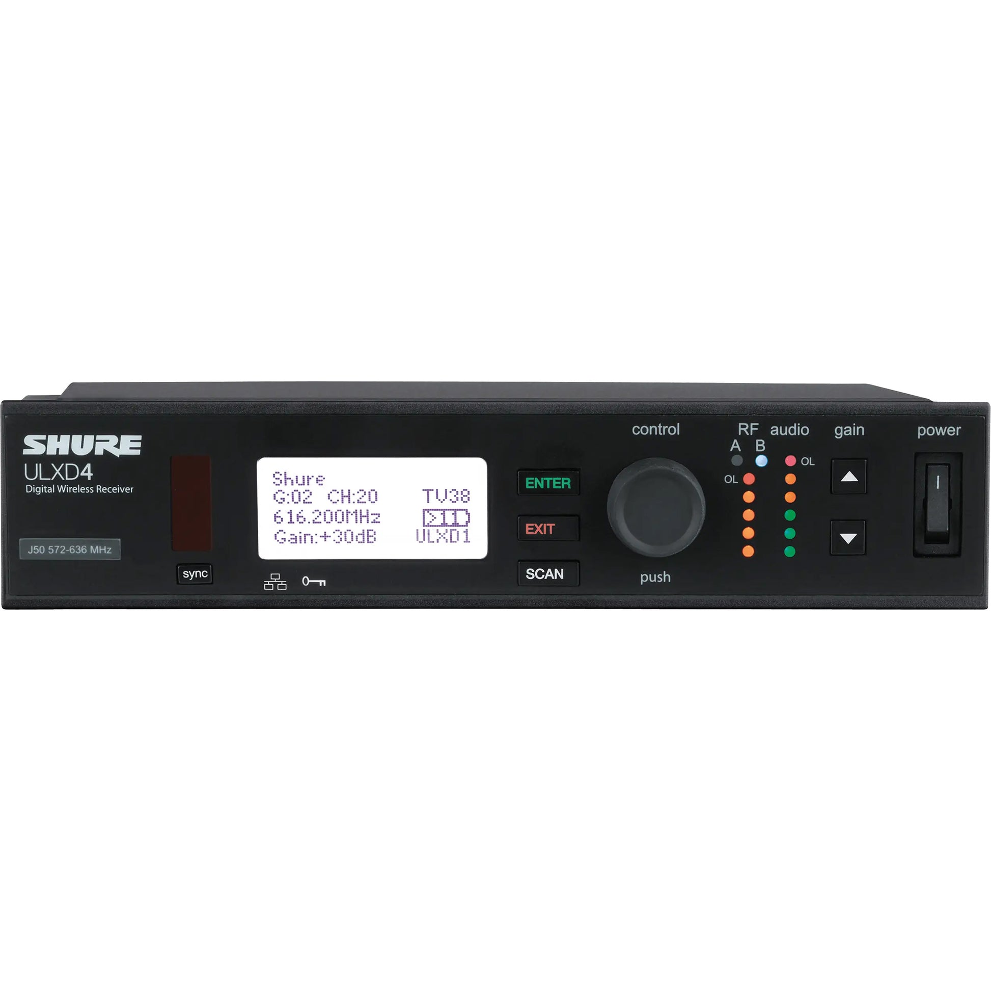 Shure ULXD4 Digital Wireless Receiver
