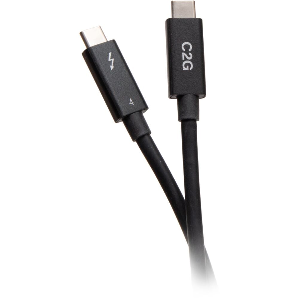 C2G C2G28886 2.5Ft 0.8M Thunderbolt4 Usbc-C (40Gbps)