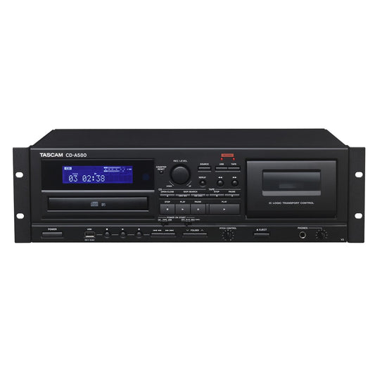 TASCAM CD-A580-V2 v2 Cassette Recorder/CD Player/USB Flash Drive Recorder