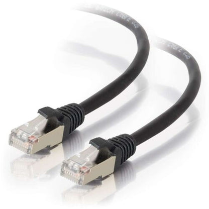 C2G CG28717 150Ft Cat5E Molded Stp Cbl Blk