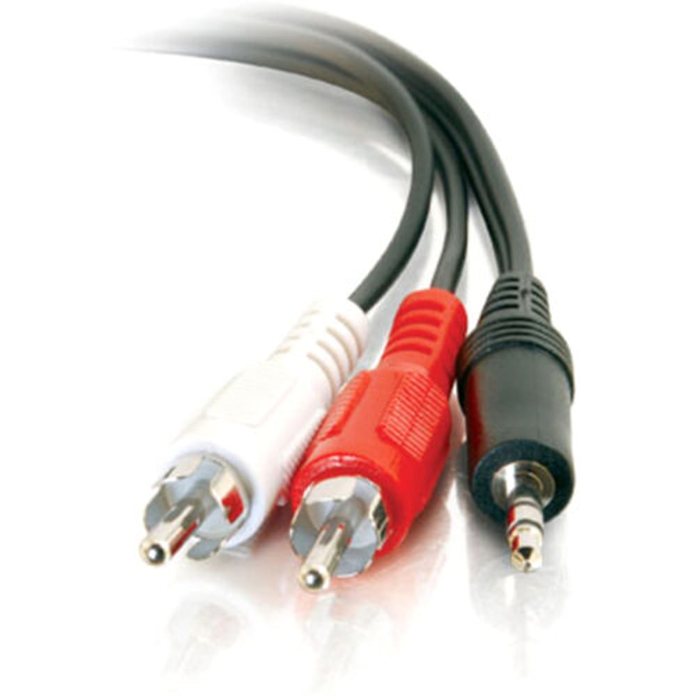 C2G CG40423 6Ft 3.5Mm Stereo Male To Rca Male Y Cable