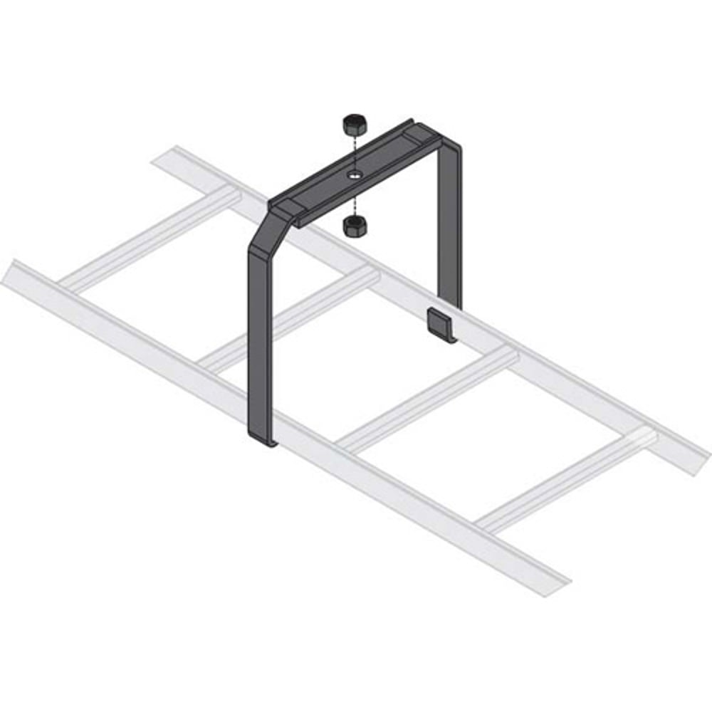 Middle Atlantic CLB-CSB-W18 Ladder Center Bracket, 18", Blk, 1Pc