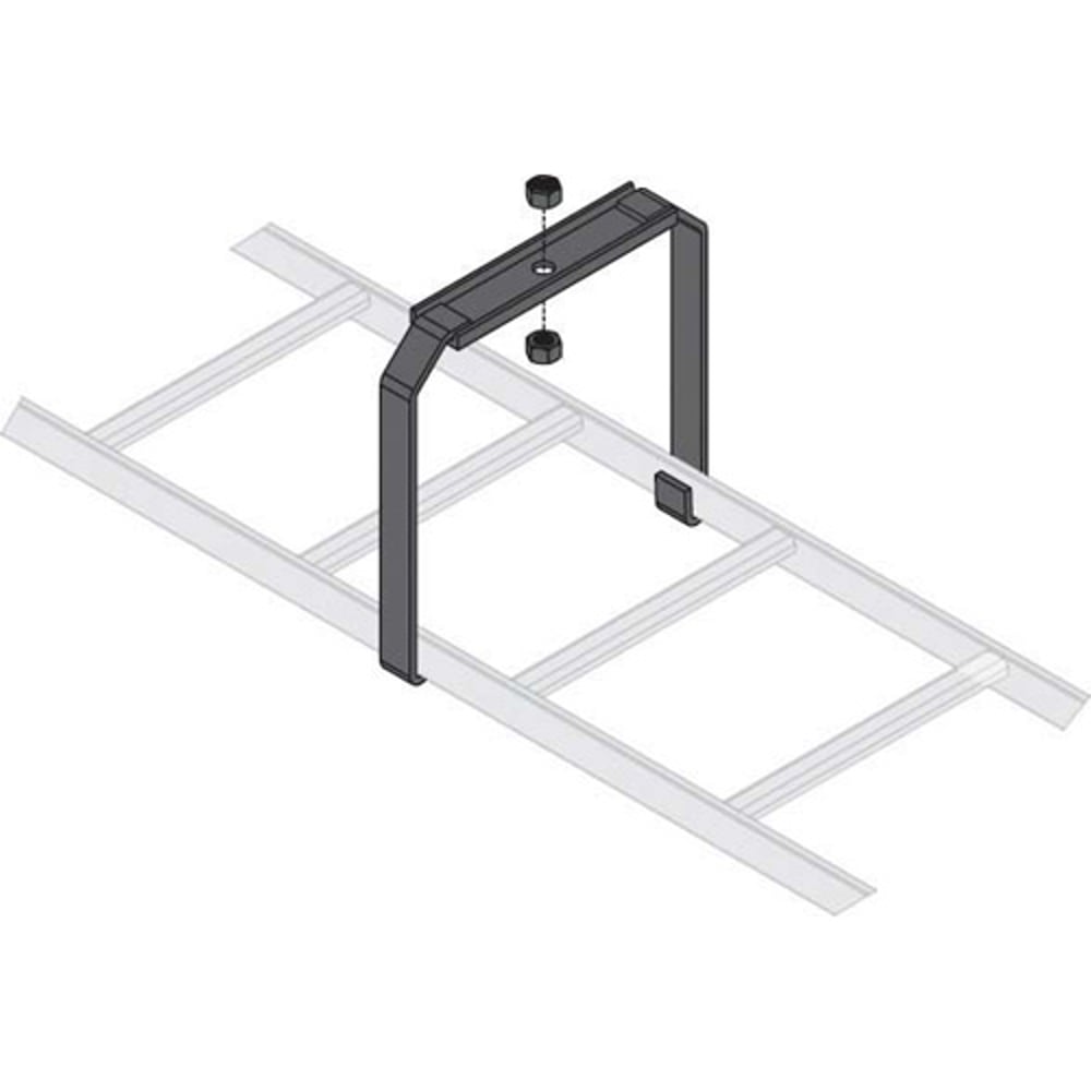 Middle Atlantic CLB-CSB-W24 Ladder Center Bracket, 24", Blk, 1Pc