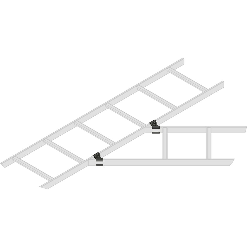 Middle Atlantic CLH-ADJH Adj.Horiz Splice Hdwr, 1Pr