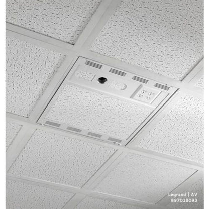 Chief CMS492 2' X 2' Plenum Rated Storage Box, White