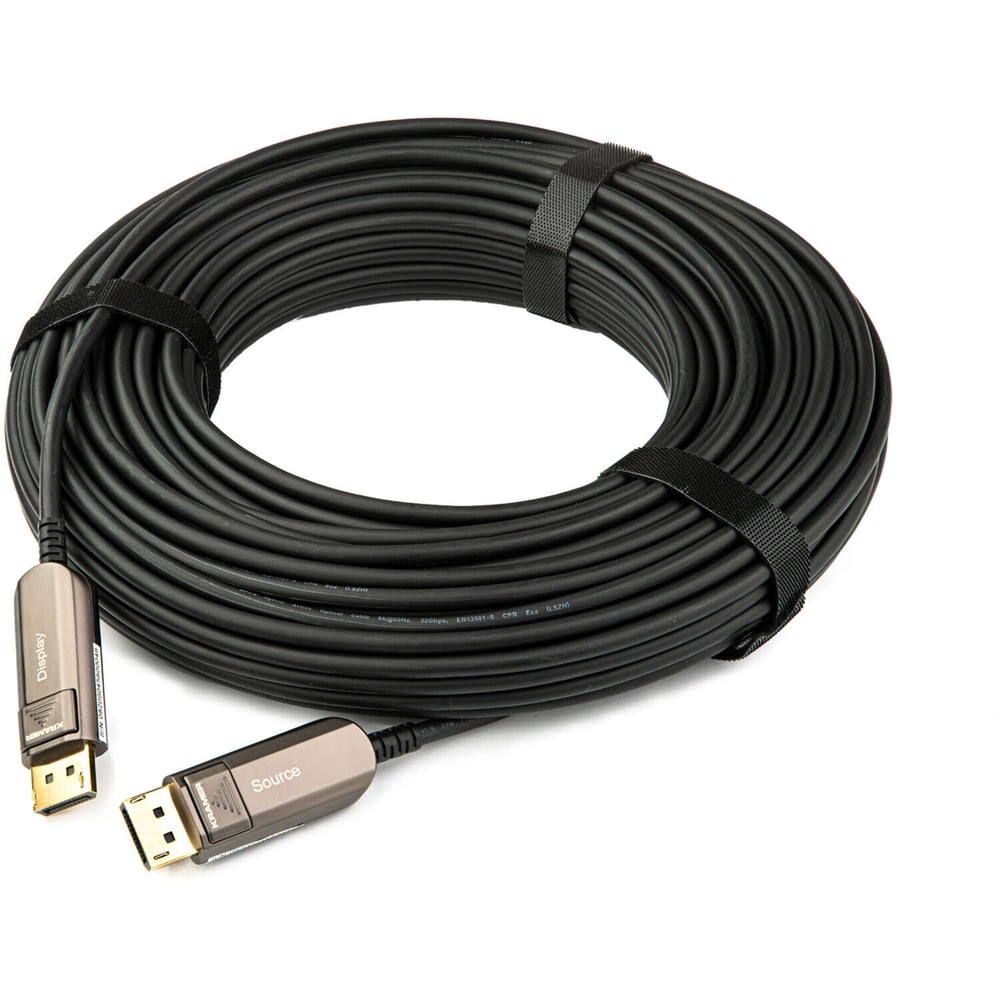 Kramer 97-04150066 Fiber Optic Plenum Rated- Ultra High Speed Display Port Cable - 66F