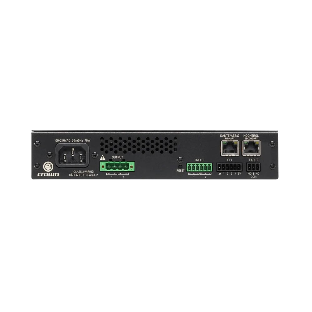 Crown CRN-CTD-2125-US Ct 2X125W Dante Amp Us Ver