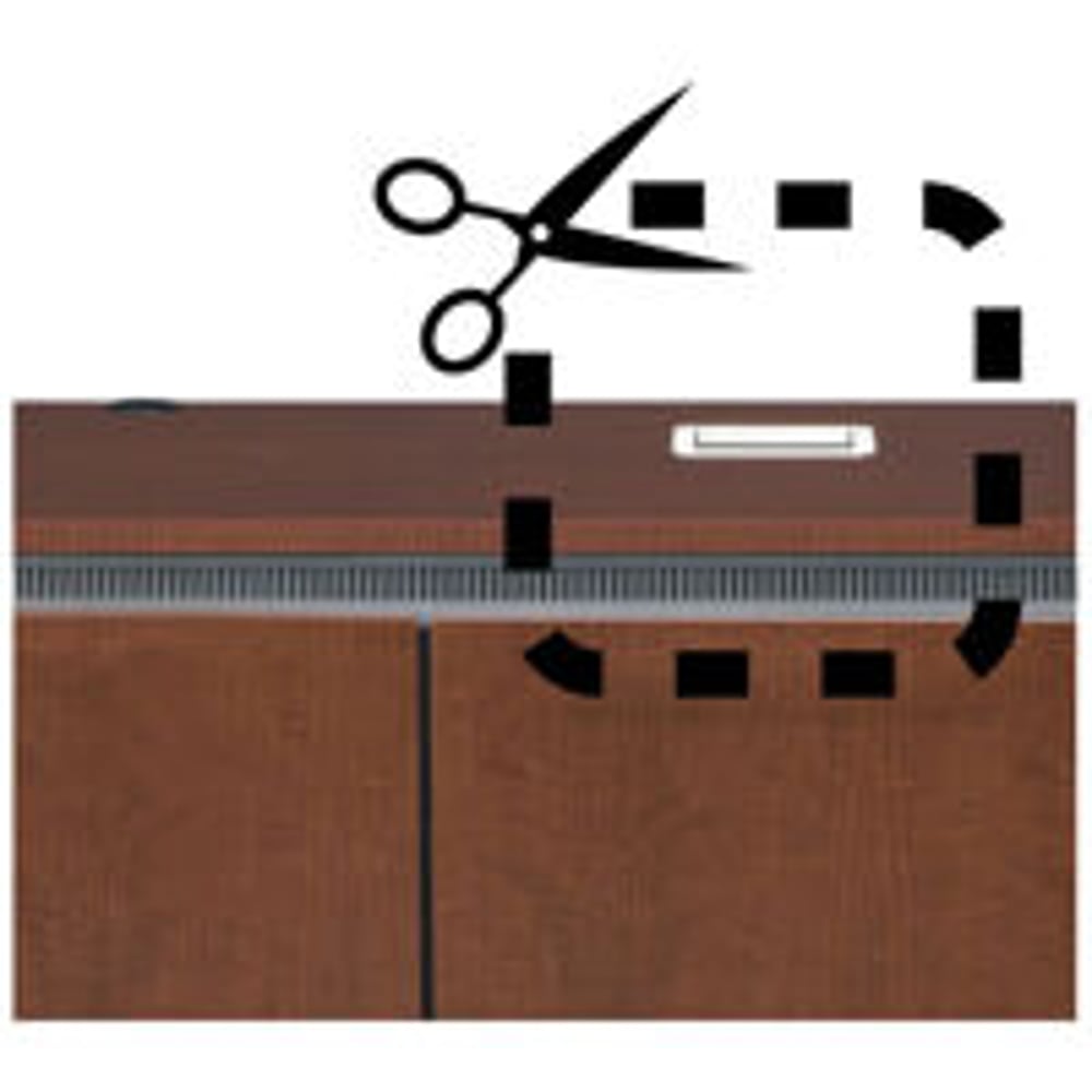 Middle Atlantic CUT-EXCC200 Cutout For Extron Cable Cubby 200, 60-716-Xx