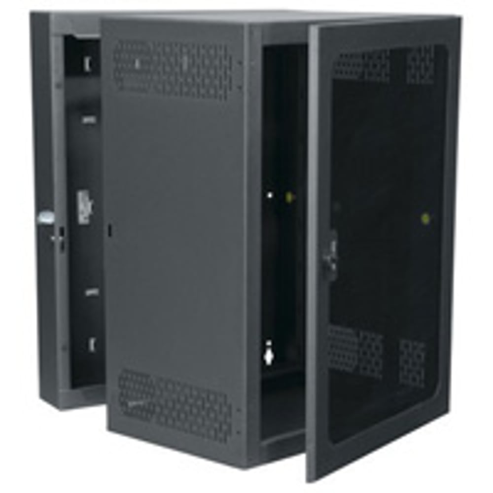 Middle Atlantic CWR-18-26PD 3'Data Wall Cab, Plexi Door, 26"Deep