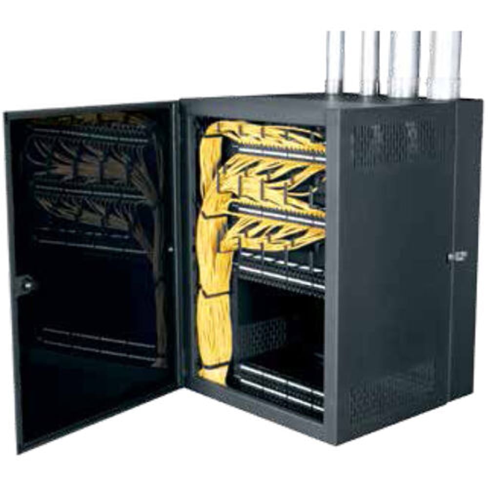 Middle Atlantic CWR-26-22VD 4'Data Wall Cab, Vented Door, 22"Deep