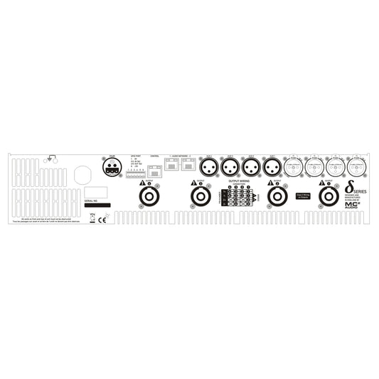 Danley D14K4-DSP-110 4-Channel Amplifier with DSP