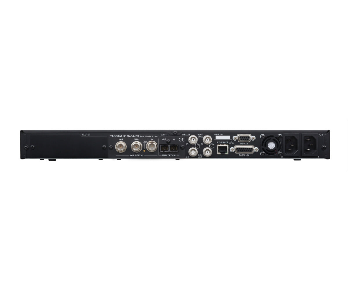 Tascam DA-6400DP 64-Channel Multitrack Recorder back