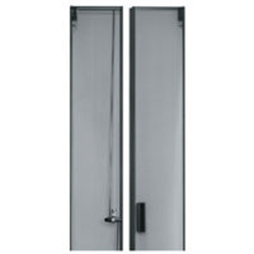 Middle Atlantic DCLVRD-44 Large Perf Split Rear Door, 44Sp, Drk