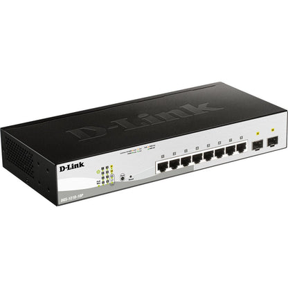 DLINK DGS1210-10MP Dgs-1210 Series Smart Managed 10-Port Gigabit Poe Switch W 2 Gigabit Sfp