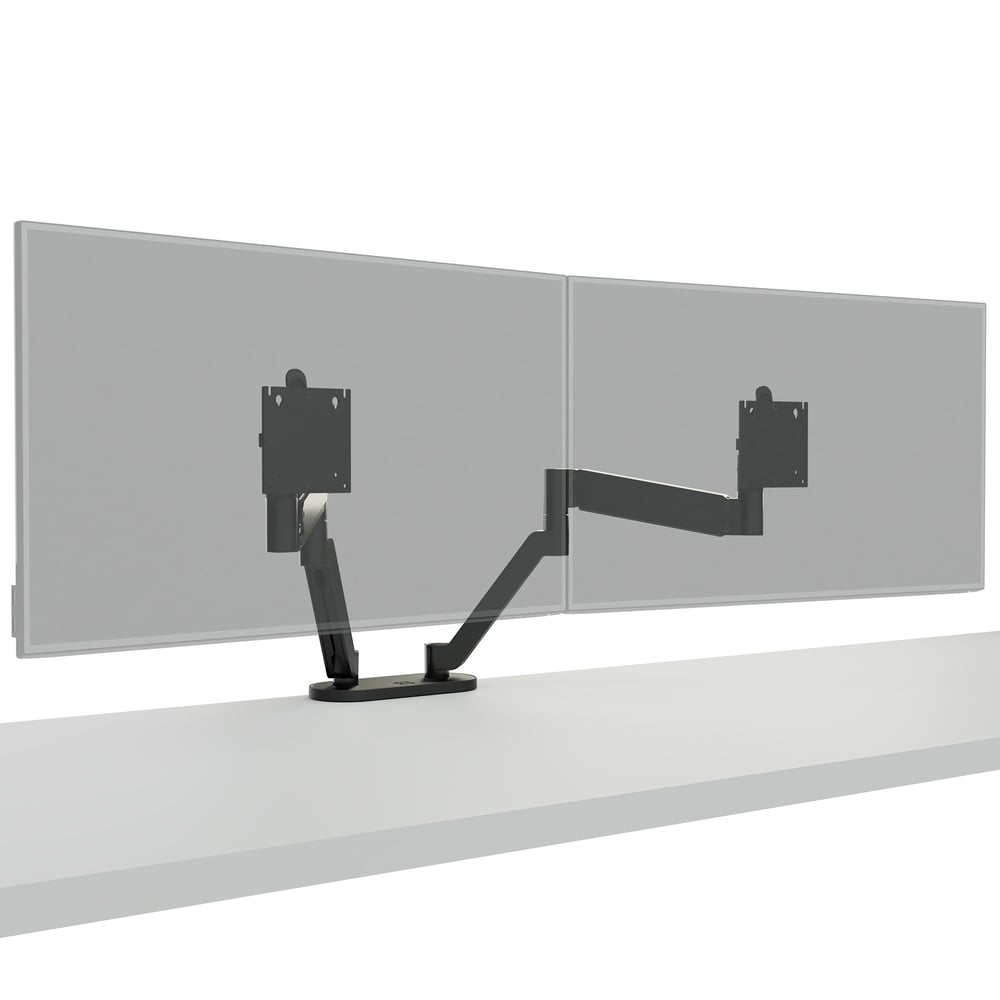 Chief DMA2B Dual Dynamic Monitor Arm Black