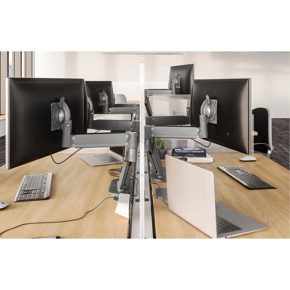 Chief DMA2S Dual Dynamic Monitor Arm, Silver