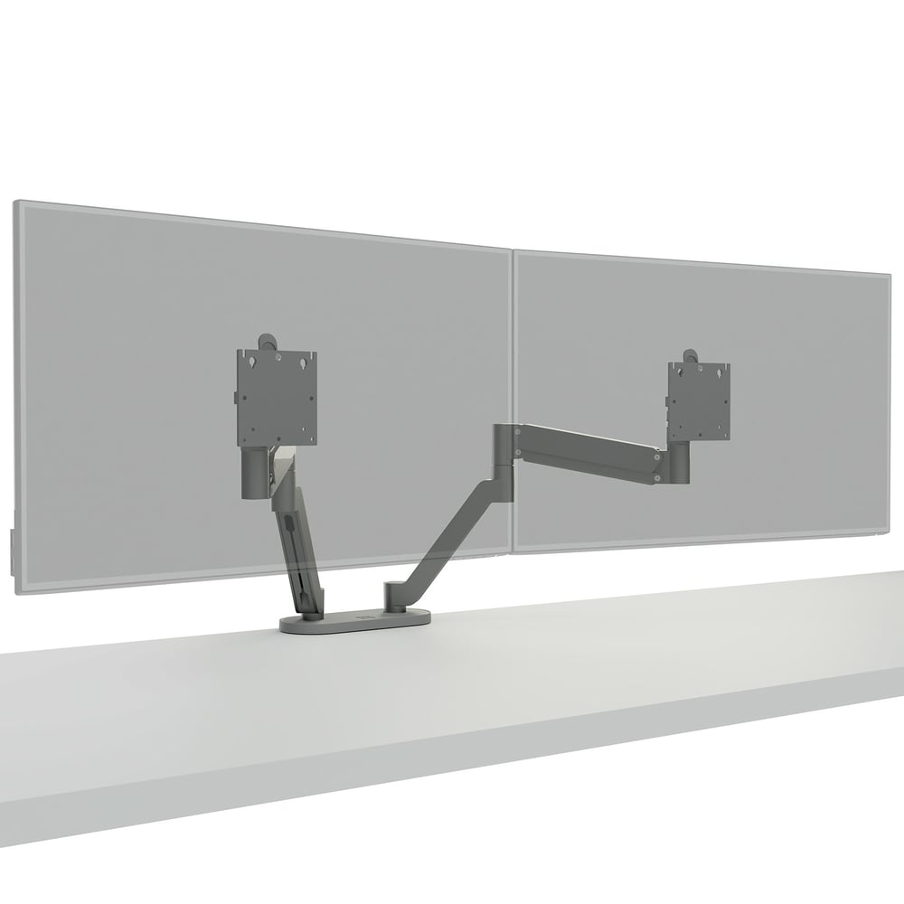 Chief DMA2S Dual Dynamic Monitor Arm, Silver