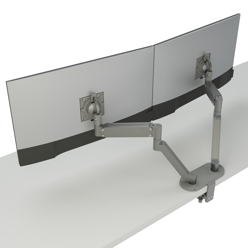 Chief DMA2S Dual Dynamic Monitor Arm, Silver