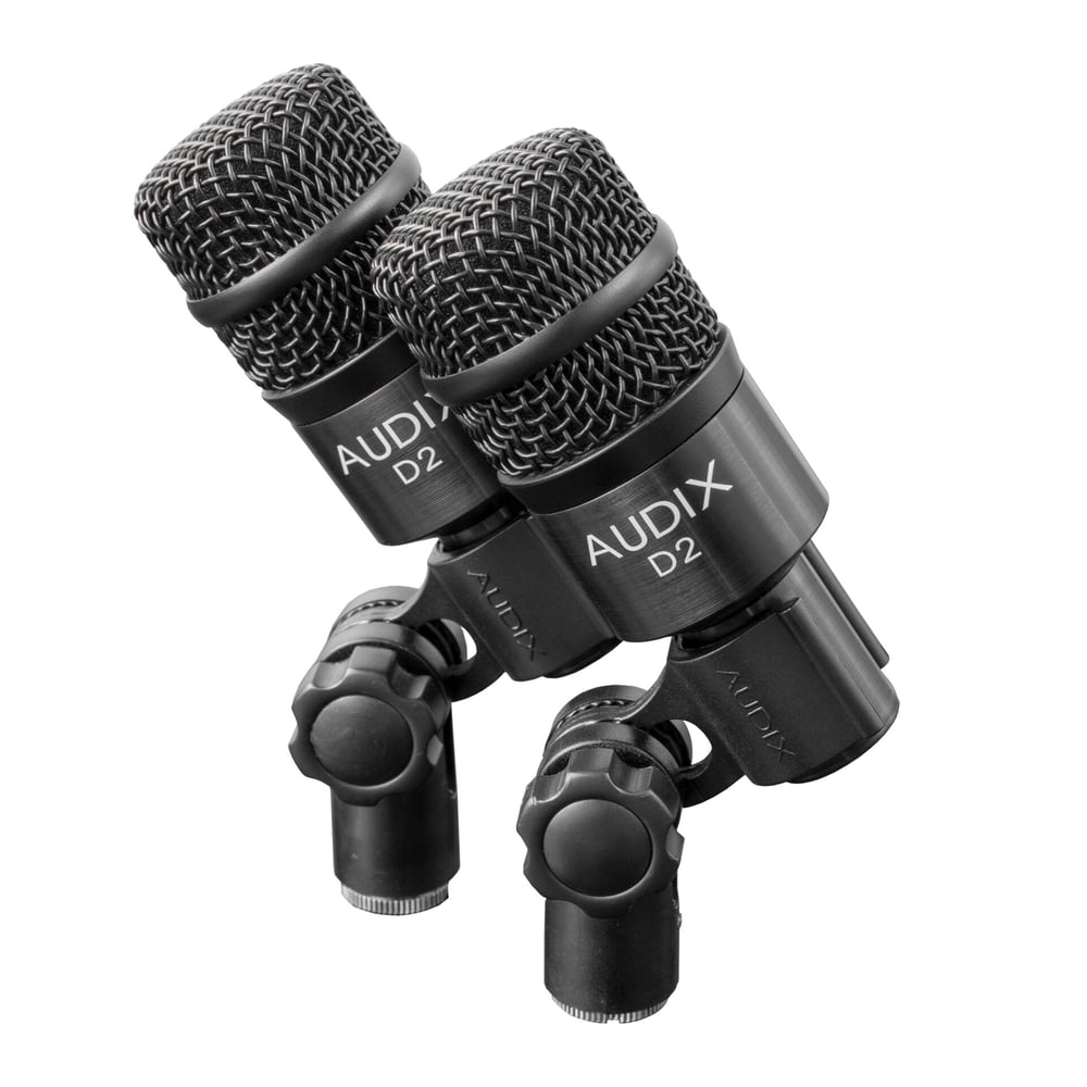Audix DP8 Drum Kit, Pkg Of 8, 1-I5 2-D2, 1-D4, 1-D6, 2-M1280B, 1-M1280Bhc