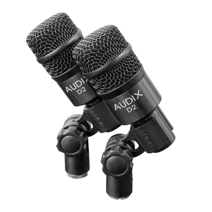 Audix DP8 Drum Kit, Pkg Of 8, 1-I5 2-D2, 1-D4, 1-D6, 2-M1280B, 1-M1280Bhc
